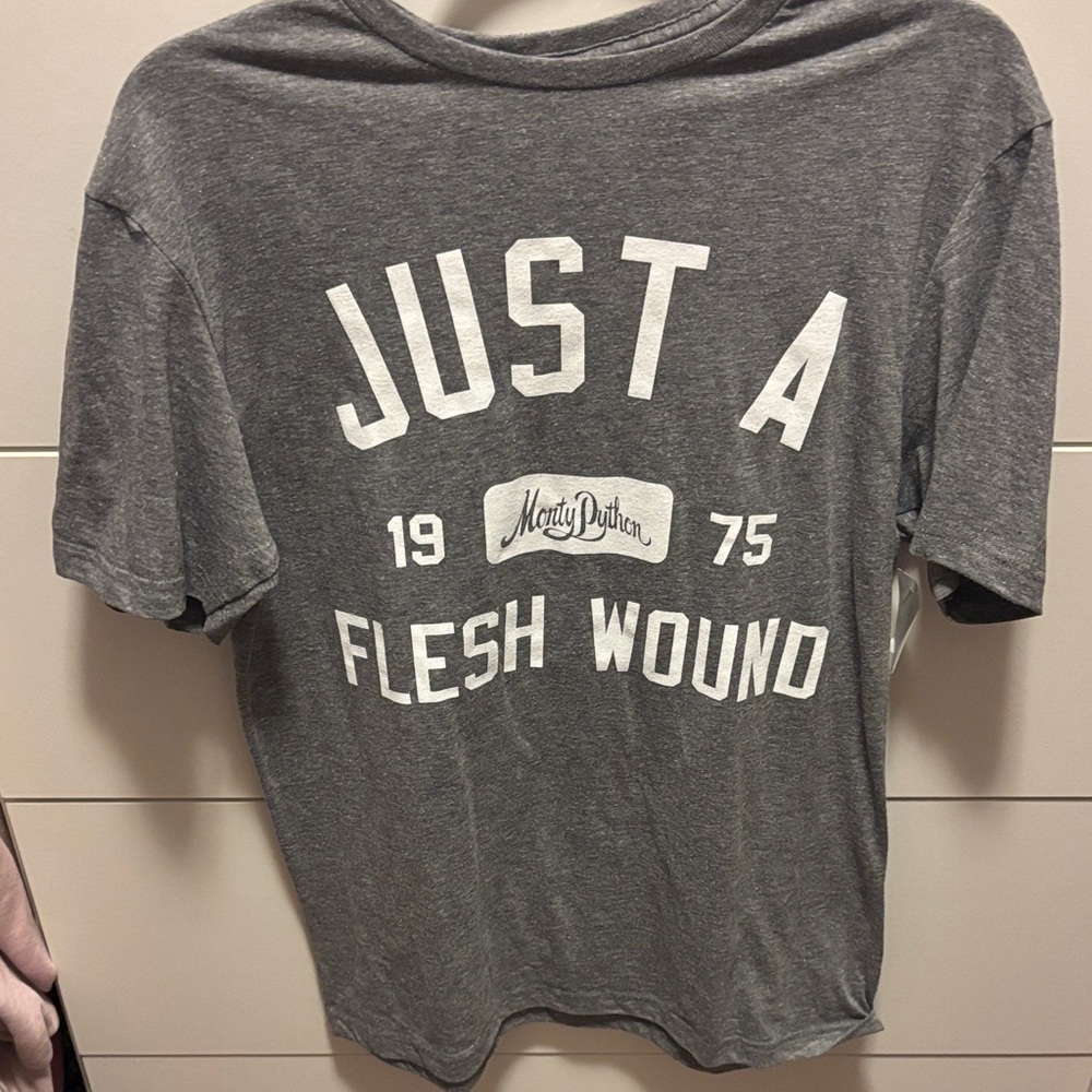 Gray Monty Python Graphic T-Shirt NWT